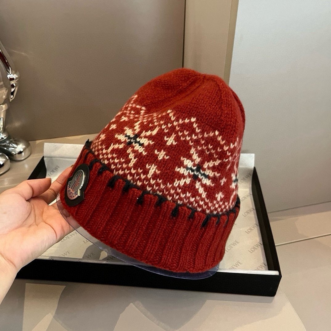 🆕

蒙口秋冬新款针织羊毛帽，男女通用，百分百羊毛%🦙