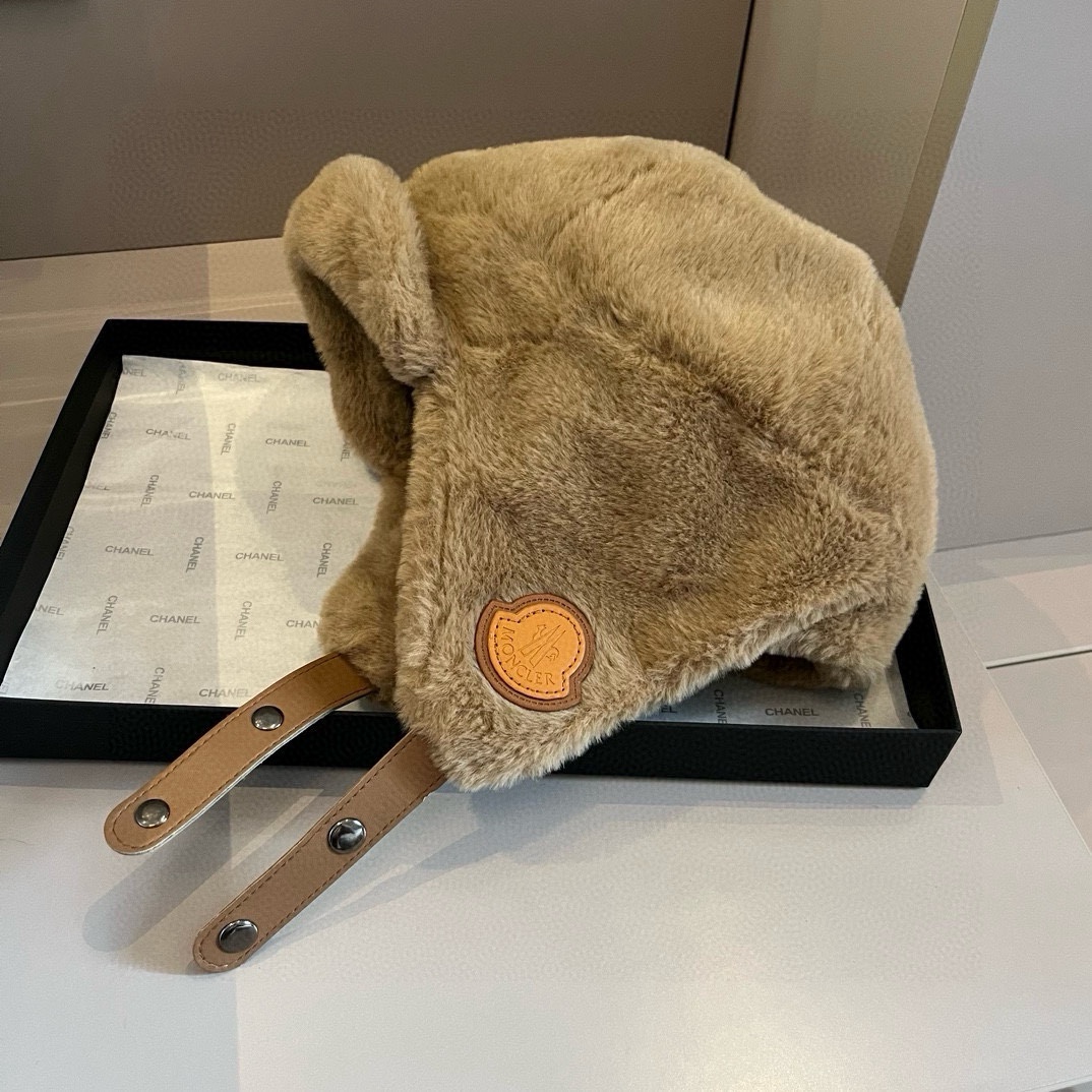 🆕

蒙口护耳雷锋帽，兔绒护耳帽