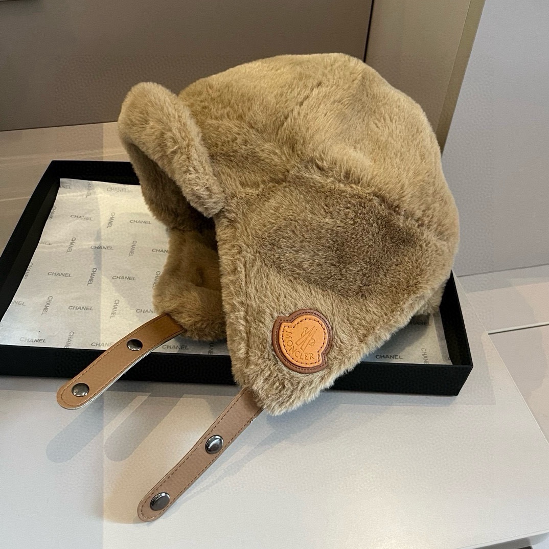 🆕

蒙口护耳雷锋帽，兔绒护耳帽