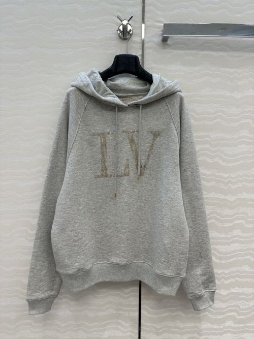 Louis Vuitton Bourgeoise Monogram Rhinestone Logo Hoodie Oversized Fit 1 Louis Vuitton Bourgeoise Monogram Rhinestone Logo Hoodie Oversized Fit