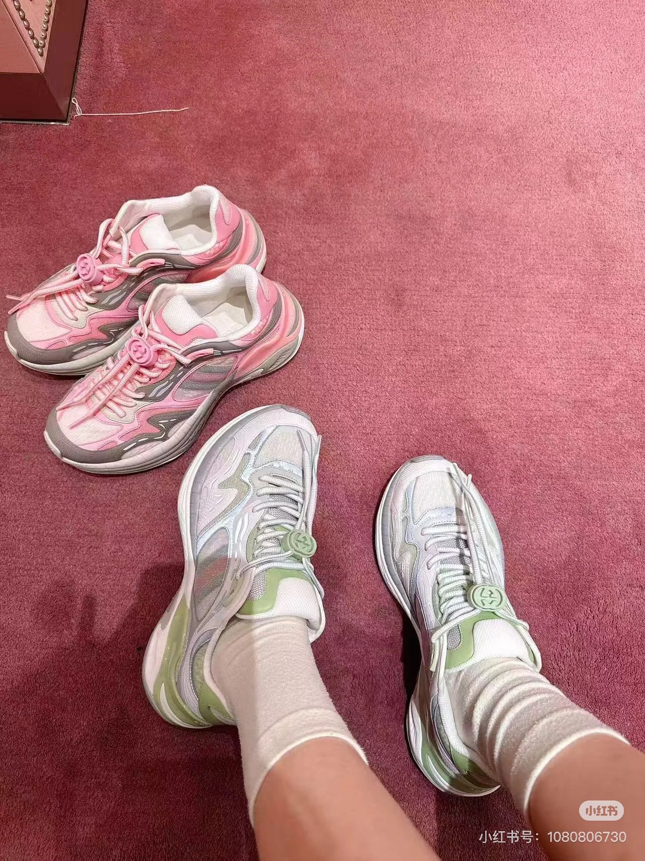 NO:511838,Model's foot pictures, dad's shoes19860909模特上脚图,老爹鞋,Women's Shoes