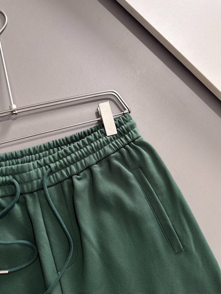 Dior Dio2025s Classic Embroidery Shorts: Cotton Fabric, 3D Embroidery, Comfy Fit, XS-L Sizes in Black, White, Green - 图片 5
