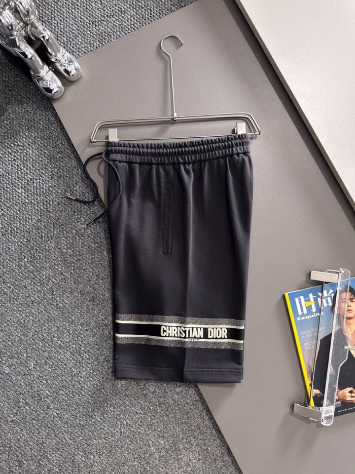 Title: Dior Dio2025s Classic Embroidery Shorts Summary Summary: Dior Dio2025s shorts with 3D embroidery on cotton fabric, available in XS-L sizes in black - 图片 6