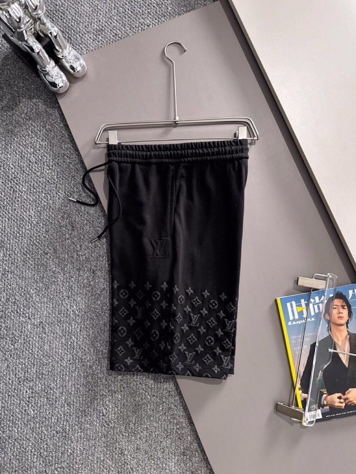“Louis Vuitton LV Donkey 25s: High-Quality Summer Shorts with Custom Fabric and Classic Logo Design” - 图片 7