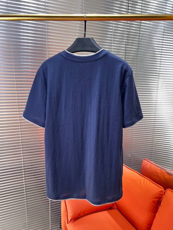 “Brumello Cucinelli BC: New Fashion with Light, Fluffy Silk Fabric in Blue and White” - 图片 5