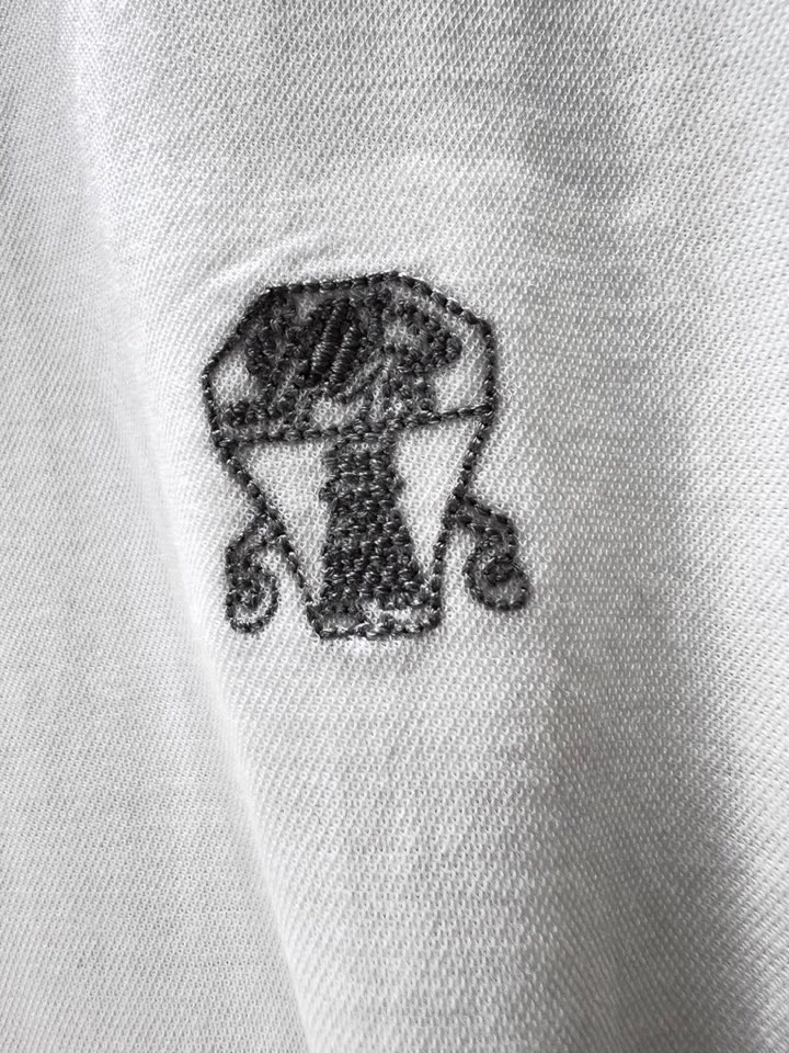 New Fashion: P768 Brumello Cucinelli BC Silk Clothing with Short Round Collars - 图片 8