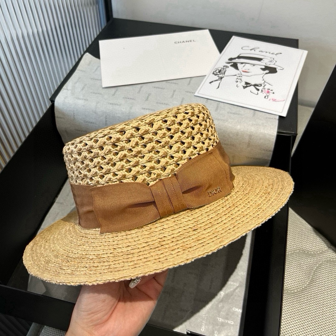 NO:359826,Dior new Rafia flat top hat, high-end customization, fashion best matching, head circumference 57cm hat, straw hat, fisherman hat, baseball hat, hat, dior, dior, espadrilles, hatsDior迪奥新款拉菲草平顶帽,高级定制,时尚最佳搭配,头围57cm帽子草帽渔夫帽棒球帽,帽子,dior,dior,espadrilles,hats,hat