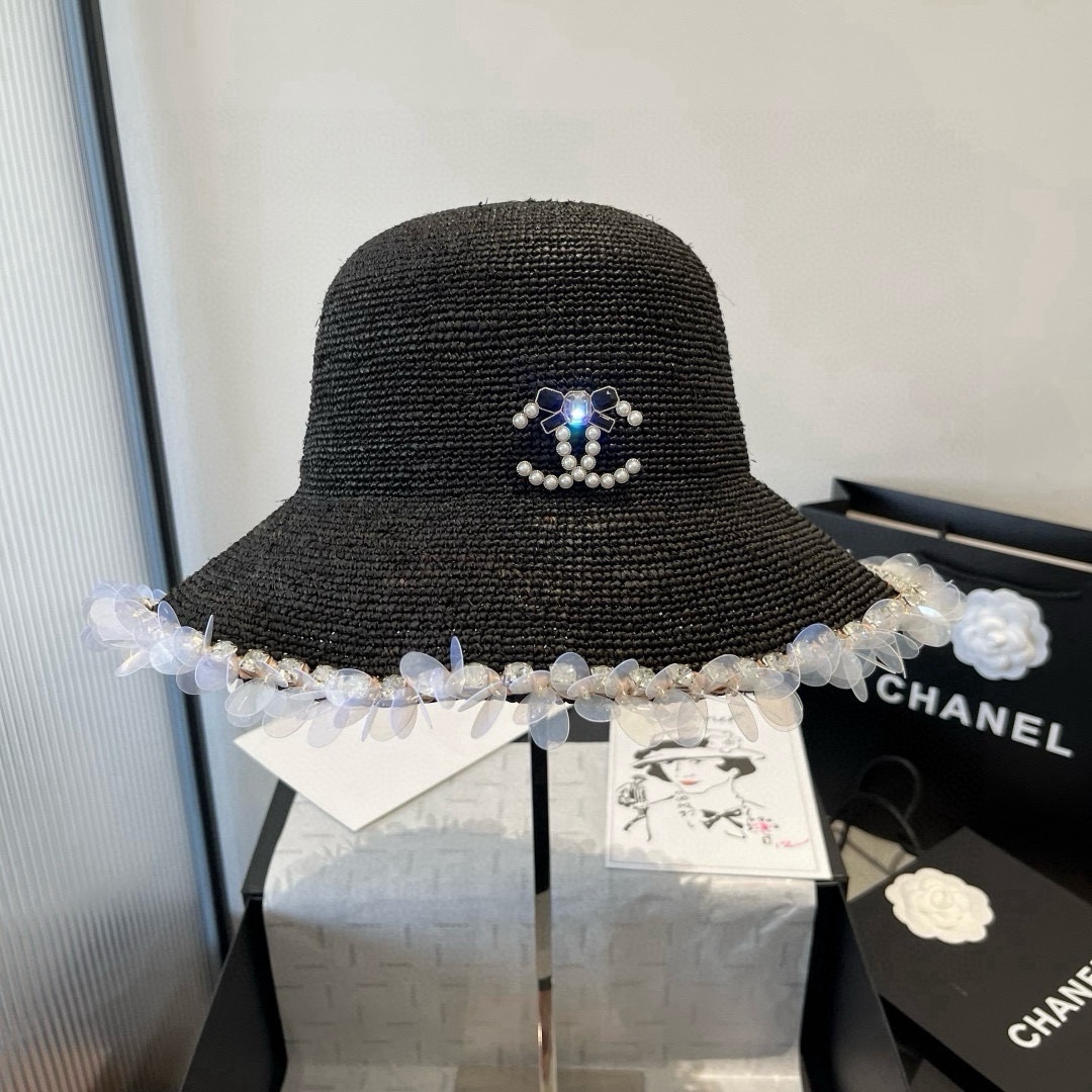 NO:359910,Chanel Chanel Rafi Straw Hat, pure hand crochet, high-end customization, head circumference 57cm hat, straw hat, fisherman hat, baseball hat, hat, chanel, chanel, espadrilles, hatsChanel香奈儿拉菲草帽 ,纯手工钩织,高端定制,头围57cm帽子草帽渔夫帽棒球帽,帽子,chanel,chanel,espadrilles,hats,hat