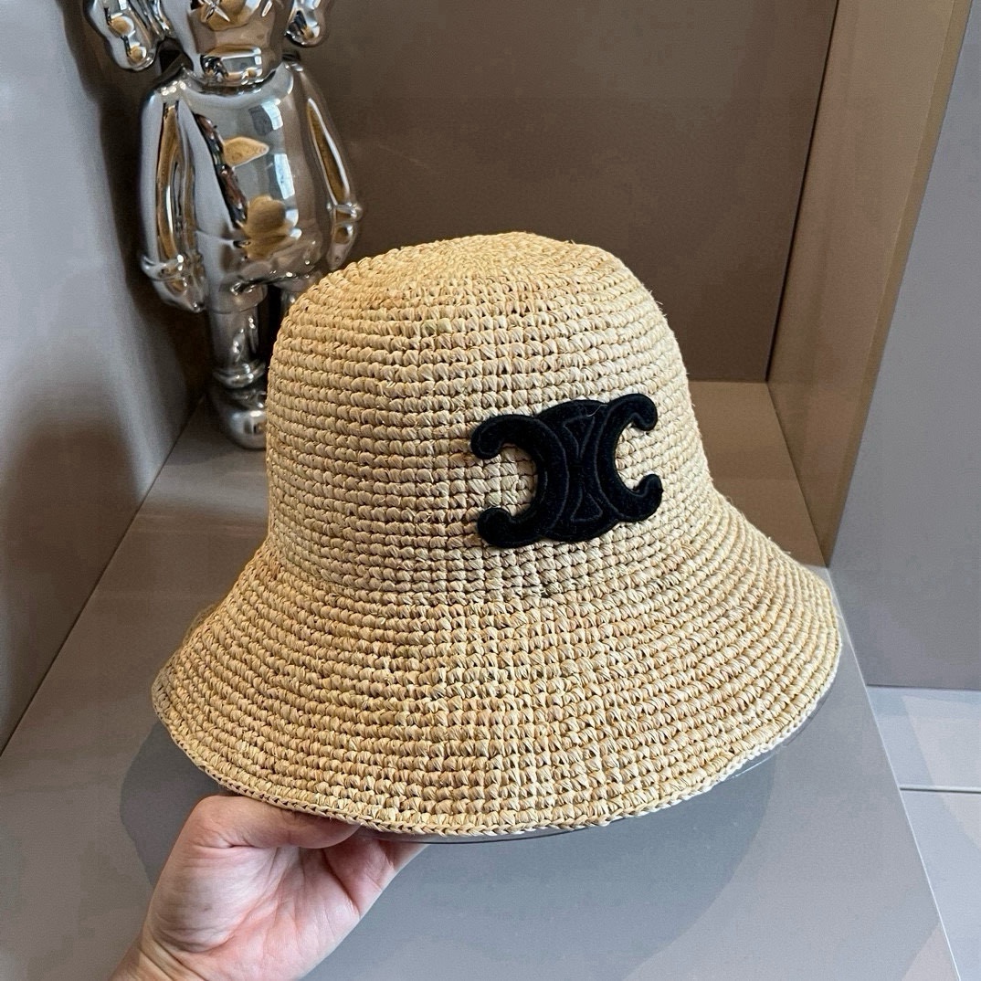 NO:359952,Celine Celine Rafi Straw Hat, foldable, head circumference 57cm hat Straw Hat Fisherman's hat Baseball hat, hat, celine, celine, espadrilles, hatsCeline赛琳拉菲草帽,可折叠,头围57cm帽子草帽渔夫帽棒球帽,帽子,celine,celine,espadrilles,hats,hat