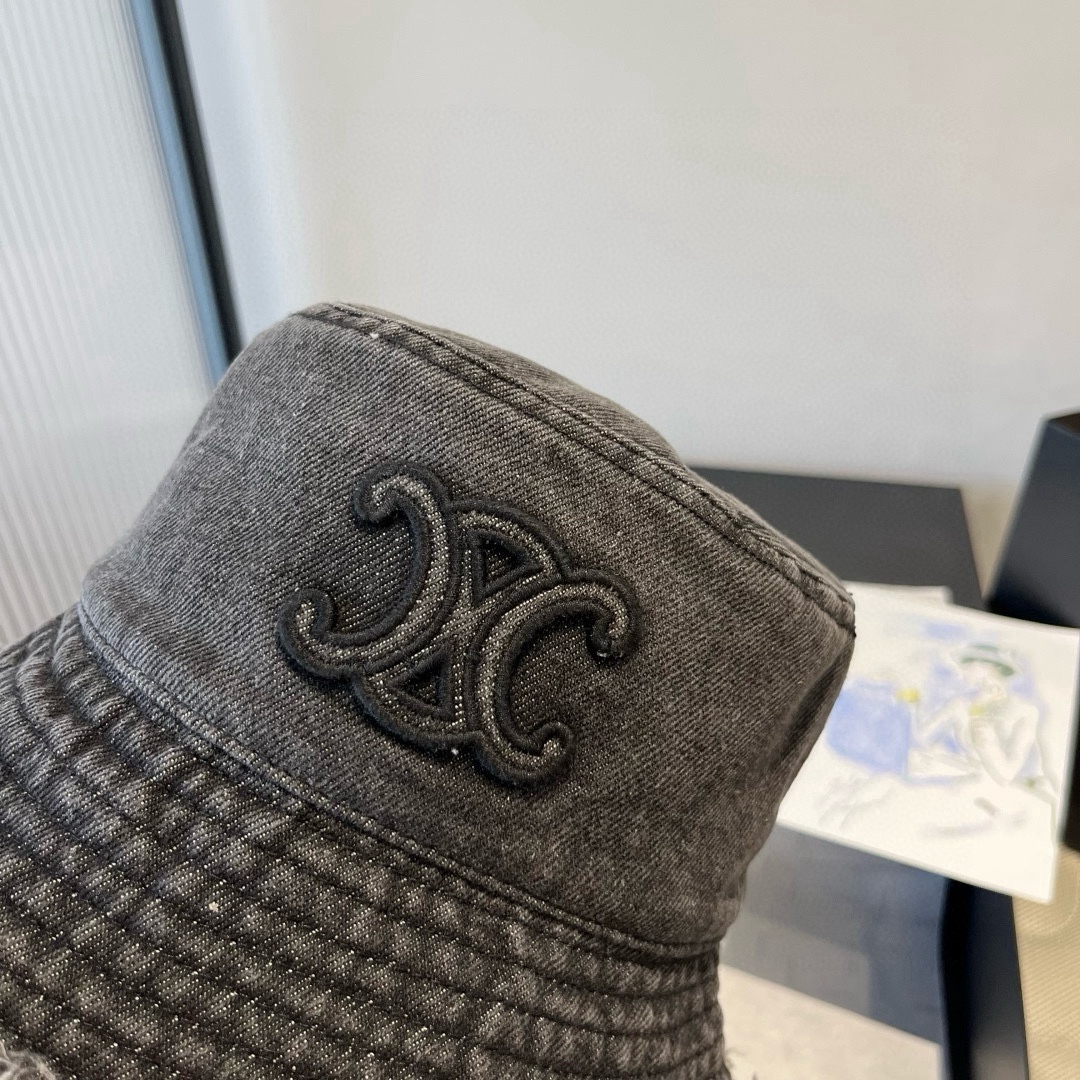 🆕

赛琳新款牛仔渔夫帽，头围57cm