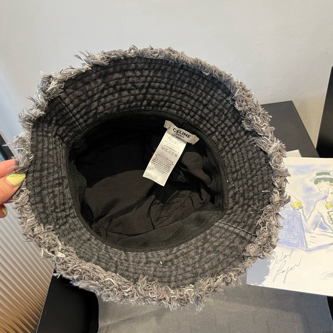 🆕

赛琳新款牛仔渔夫帽，头围57cm