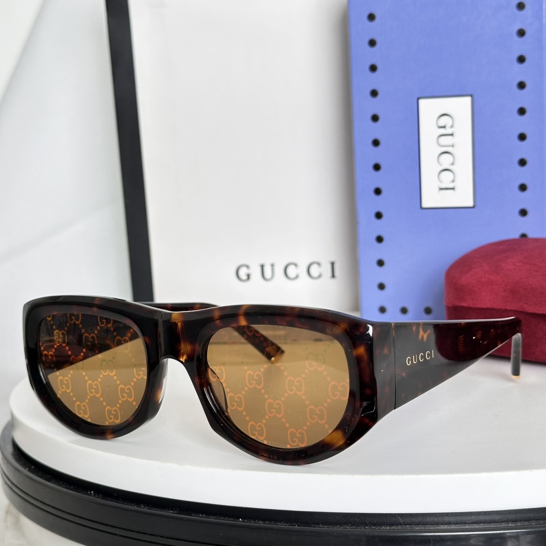 Gucci 1917S Stylish Sunglasses, Tortoiseshell Frame, Comfortable Fit, UV Protection
