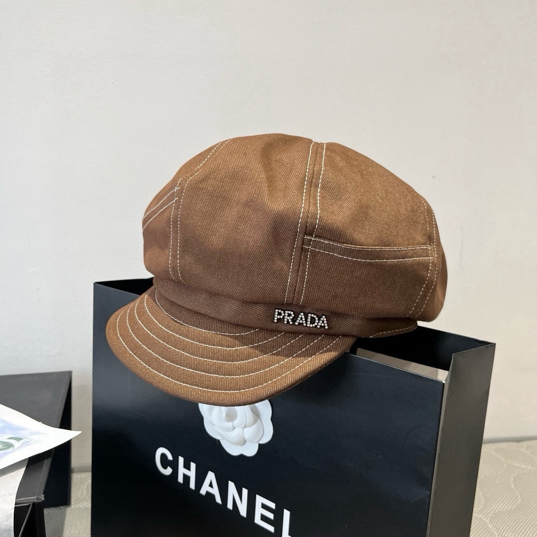 🆕

普拉达新款鸭舌军帽，高级定制，头围57cm