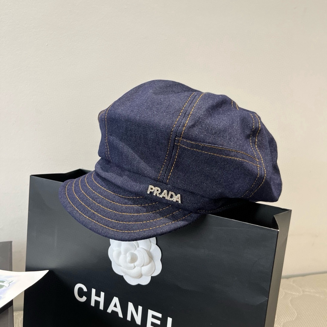 🆕

普拉达新款鸭舌军帽，高级定制，头围57cm