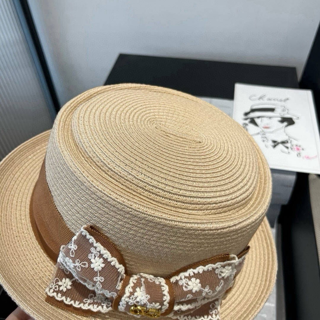 
🆕

华伦天奴新款平顶草帽，细草制作，帽型超赞