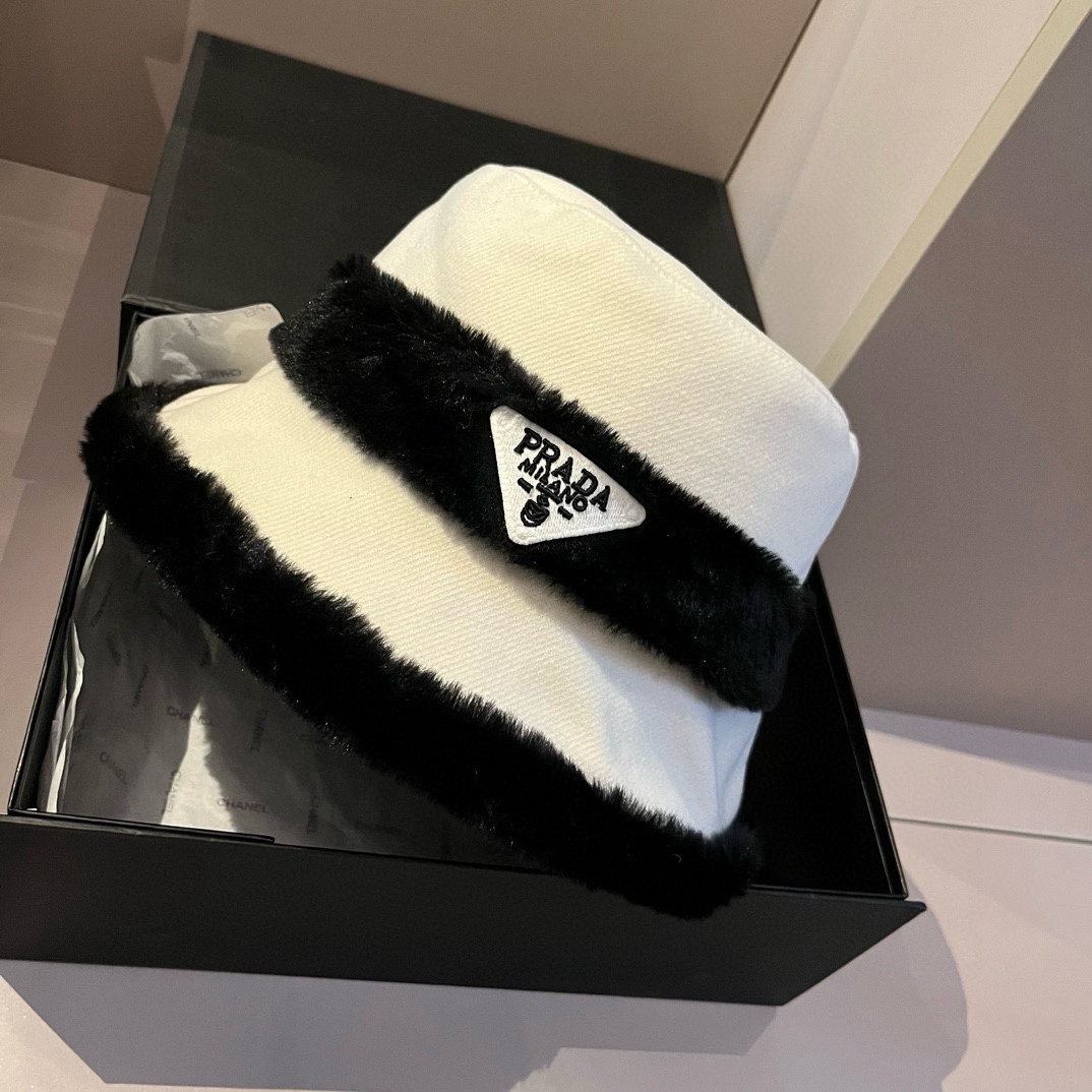 🆕

普拉达新款渔夫帽，羊毛渔夫帽，头围cm