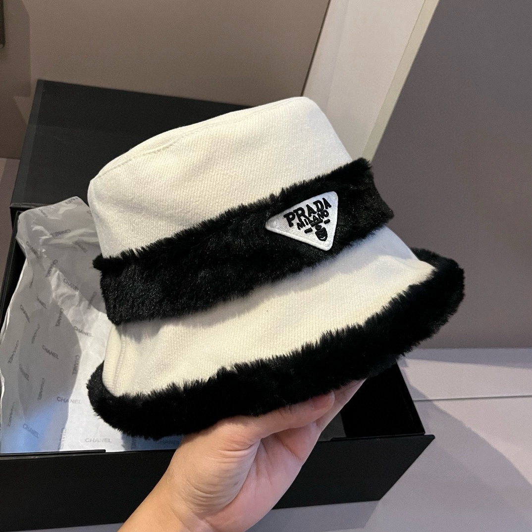 🆕

普拉达新款渔夫帽，羊毛渔夫帽，头围cm