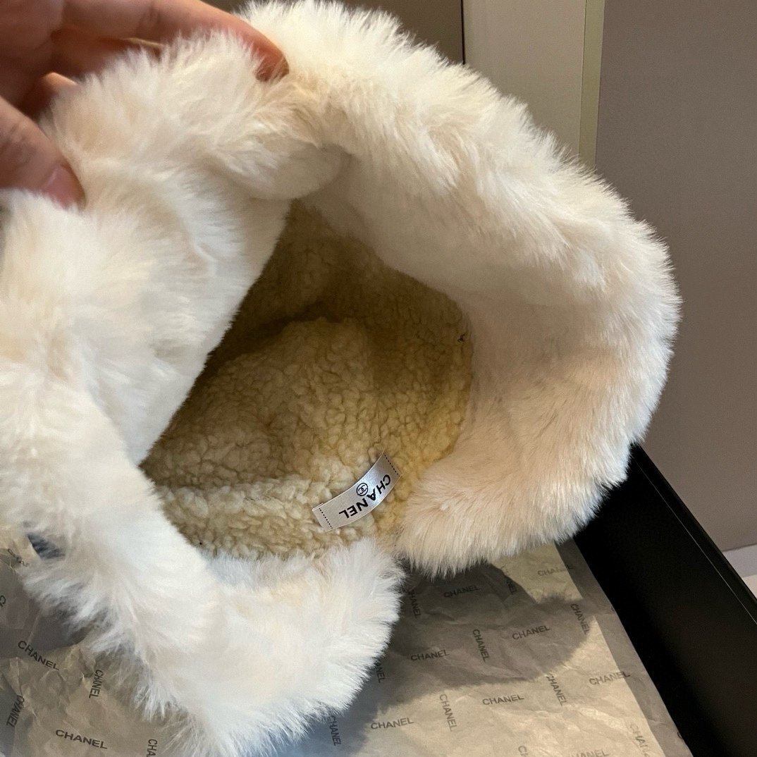 🆕

Chanel香奈儿牛仔渔夫帽，加绒内里护耳帽，头围57cm