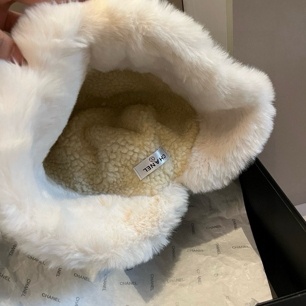 🆕

Chanel香奈儿牛仔渔夫帽，加绒内里护耳帽，头围57cm
