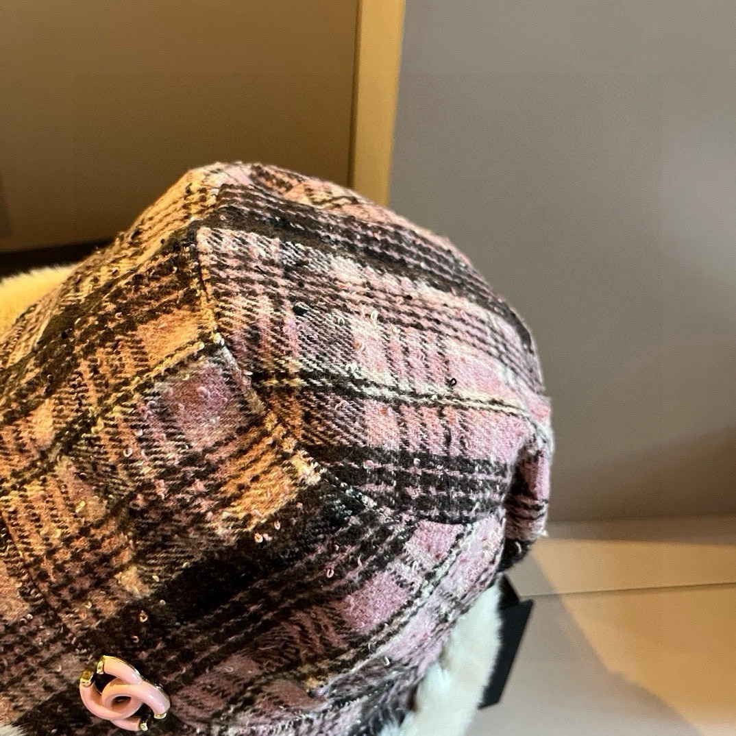 🆕

Chanel香奈儿加绒冷帽，渔夫帽 头围57cm