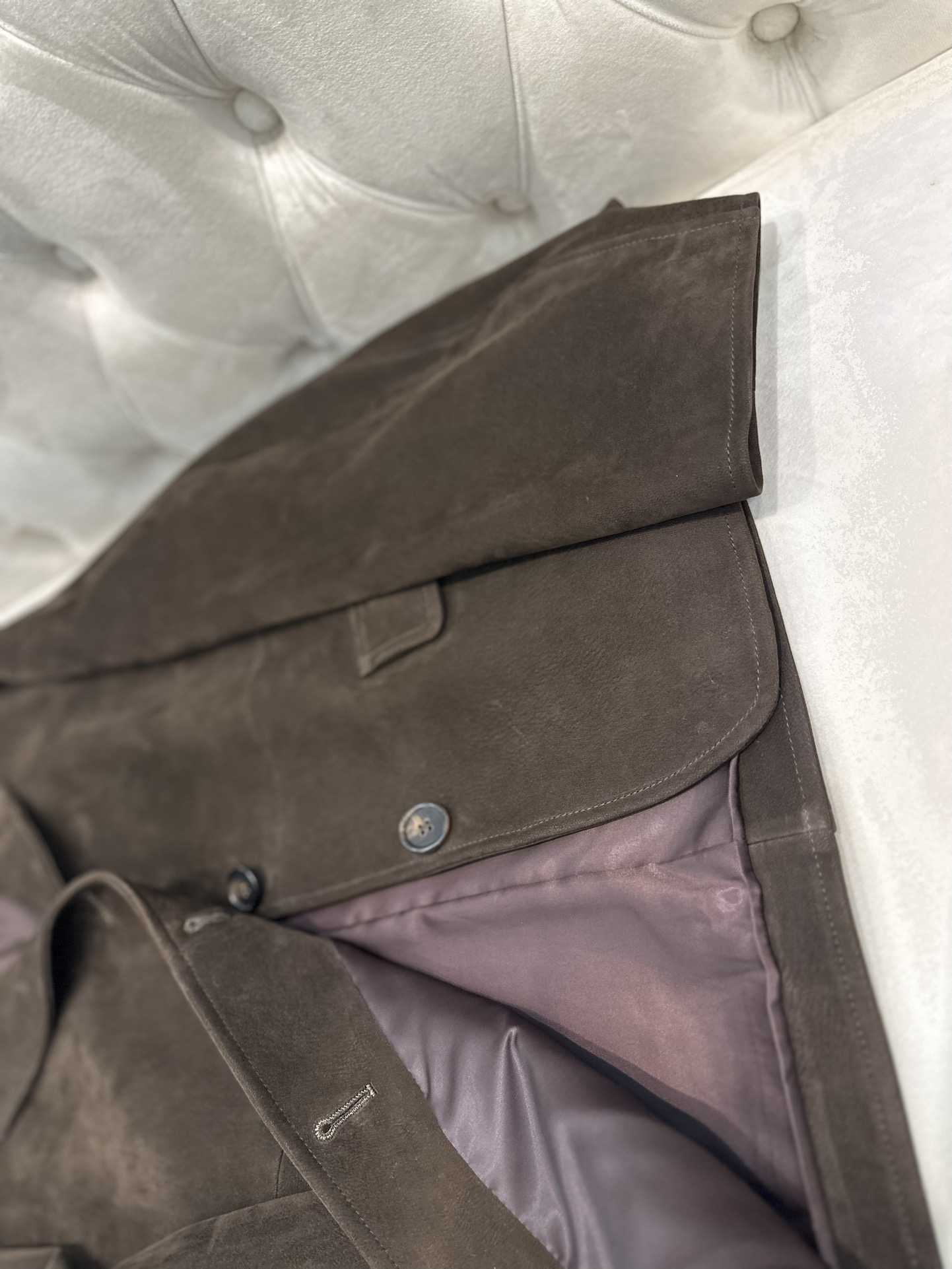 Title: Prada P2880 Original Female Goat Skin Suit with Dust Bag, AW2025 Collection, S-L Sizes. - 图片 7