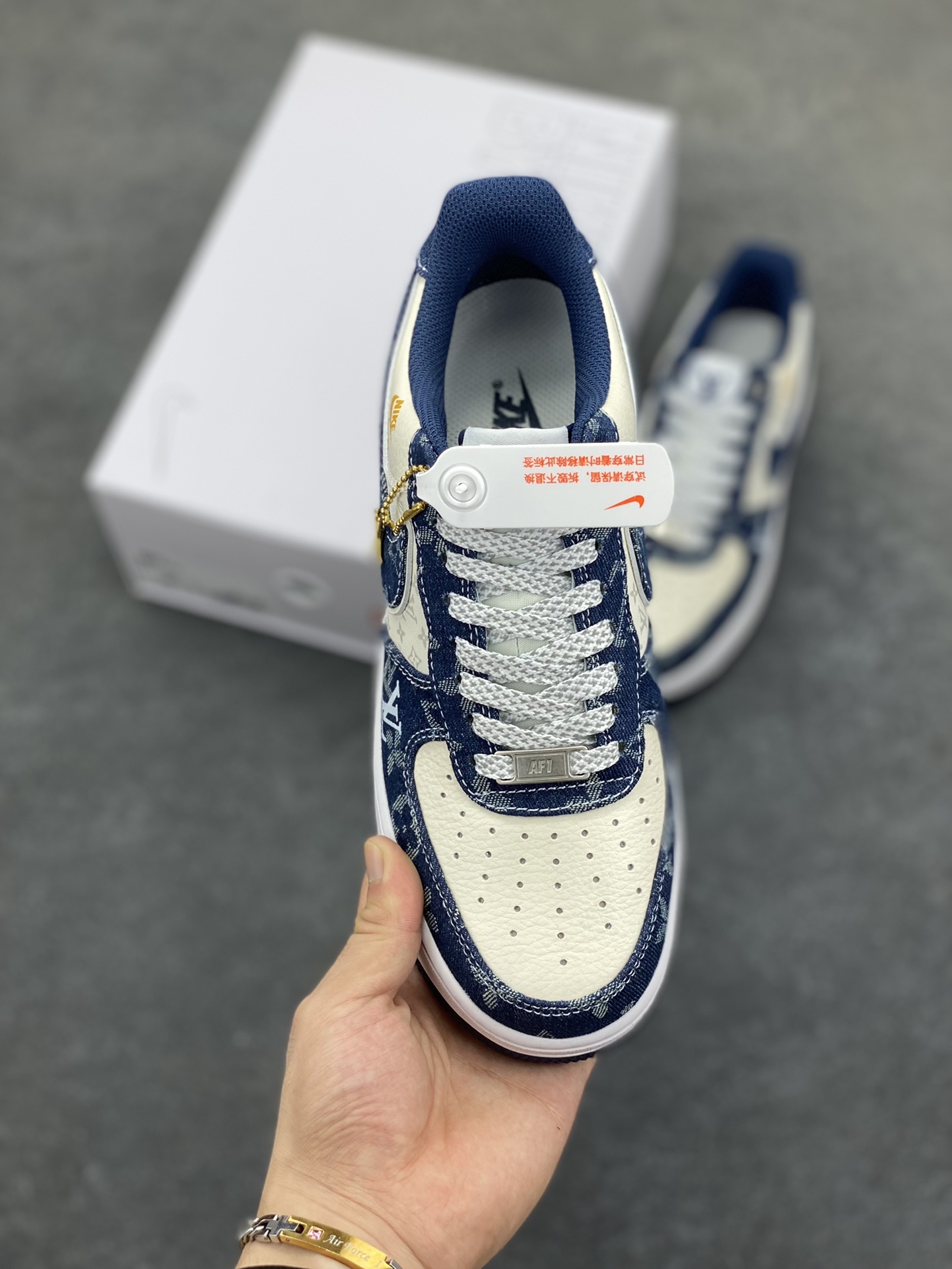 图片[2]-NK Air Force 1‘07 Low 定制款抽屉盒 空军一号低帮休闲板鞋 定制皮料 原楦原纸板 纯正版型 高清洁度 内置全掌气垫 货号：CW2288-111 尺码：36 36.5 37.5 38 38.5 39 40 40.5 41 42 42.5 43 44 44.5 45-选品中心