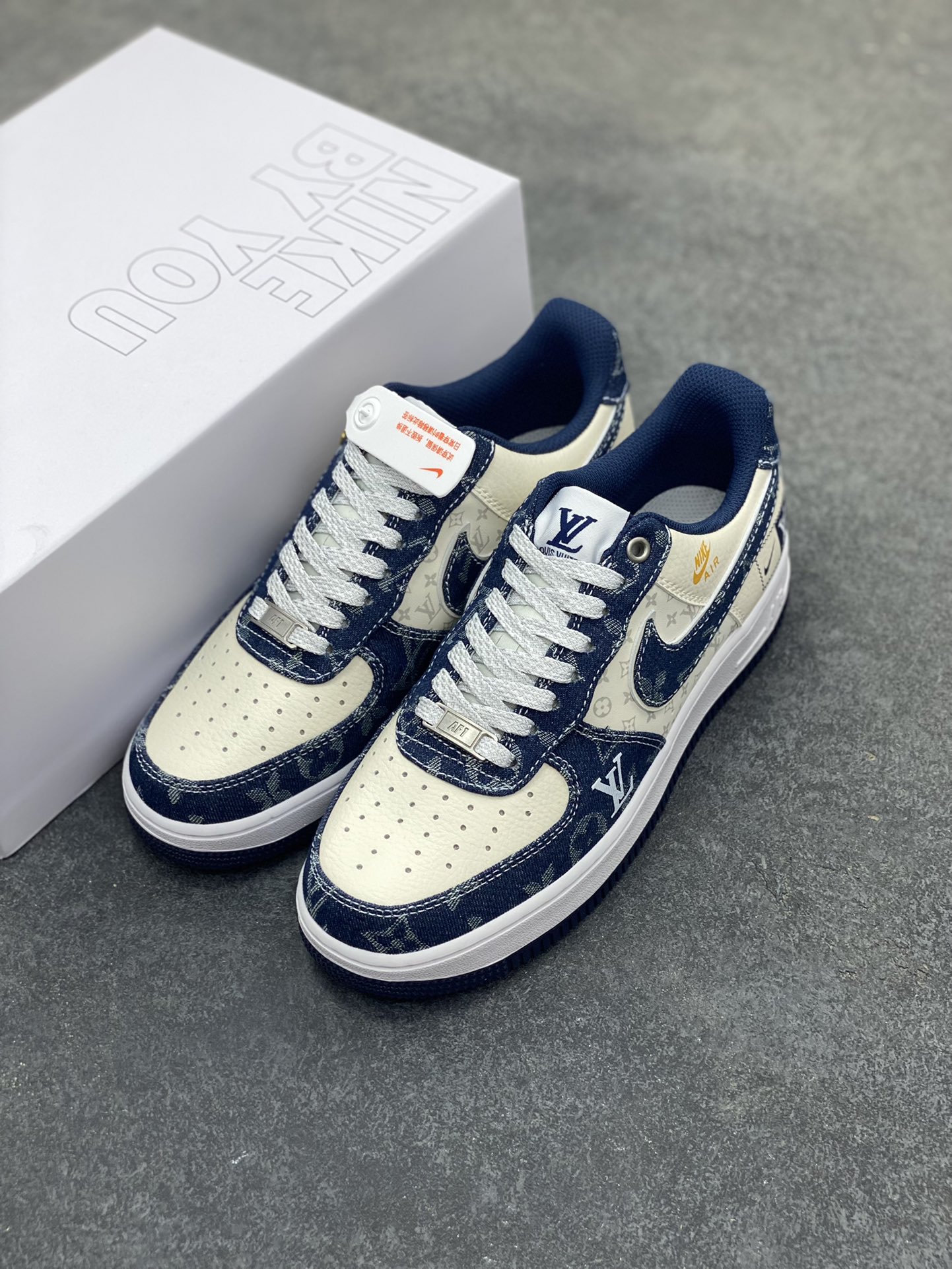 图片[8]-NK Air Force 1‘07 Low 定制款抽屉盒 空军一号低帮休闲板鞋 定制皮料 原楦原纸板 纯正版型 高清洁度 内置全掌气垫 货号：CW2288-111 尺码：36 36.5 37.5 38 38.5 39 40 40.5 41 42 42.5 43 44 44.5 45-选品中心