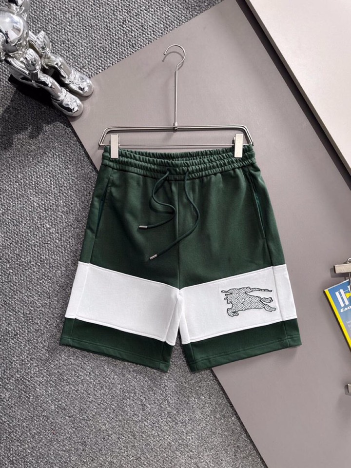 “Burberry Barbara 25s High-Quality Summer Shorts in Imported Cotton, Classic Logo Design”
