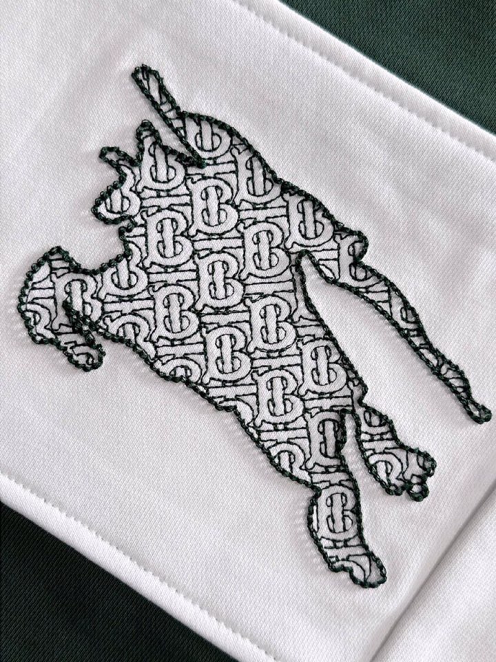 “Burberry Barbara 25s High-Quality Summer Shorts in Imported Cotton, Classic Logo Design” - 图片 6