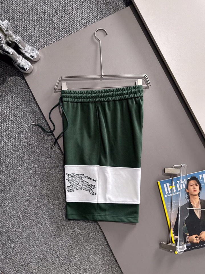 “Burberry Barbara 25s High-Quality Summer Shorts in Imported Cotton, Classic Logo Design” - 图片 8