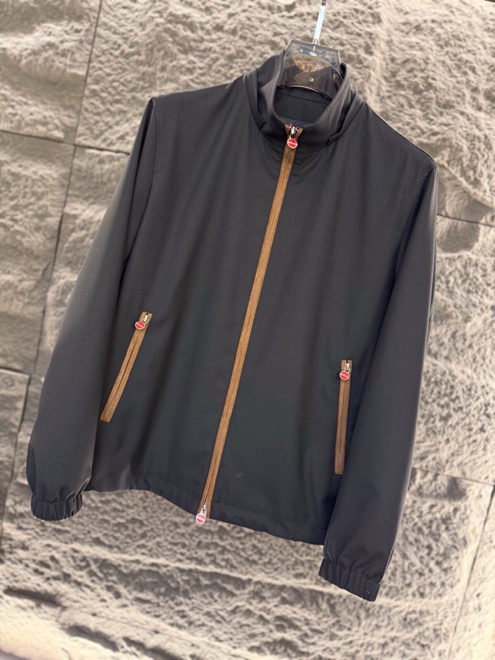 Luxurious and Stylish: Kiton Chiton Men’s Jacket with Shaft Chains, High-Grade Tailoring - 图片 7