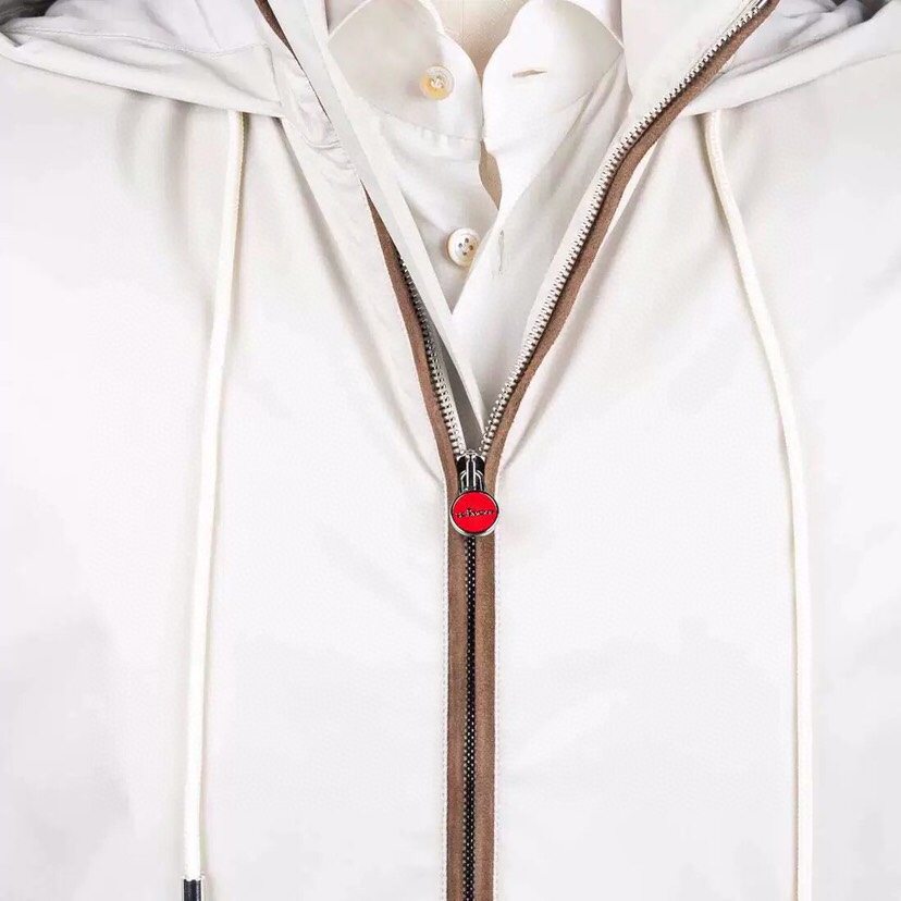 Luxurious and Versatile Kiton Chiton Men’s Jacket with Stylish Shaft Chains - 图片 5