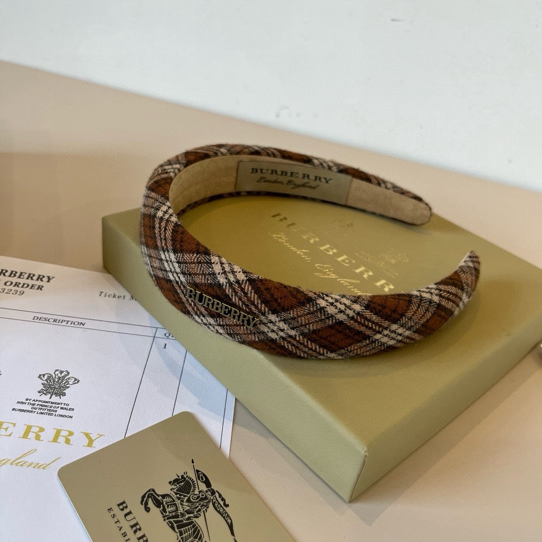 pBurberry巴宝莉格子发箍