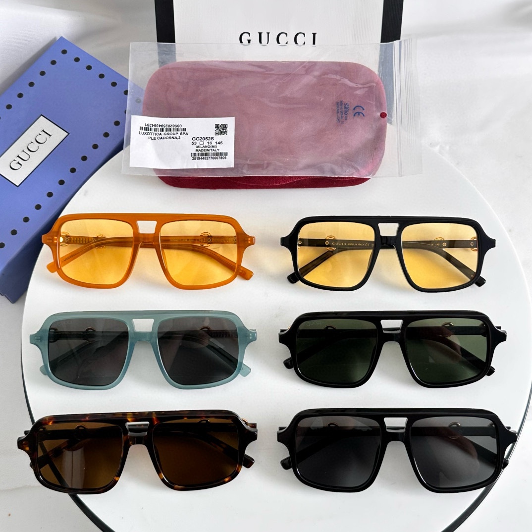  ‼️GUCC*🐝🐝🐝MODEL：GG2052S🐝🐝🐝SIZE：53口16-145🐝🐝🐝