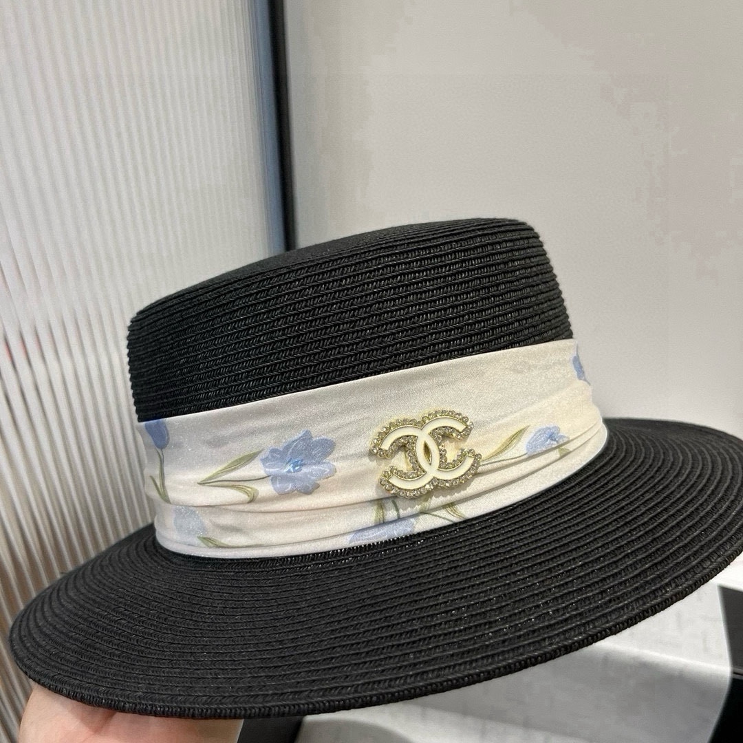 🆕

Chanel香奈儿平顶礼帽，头围57cm