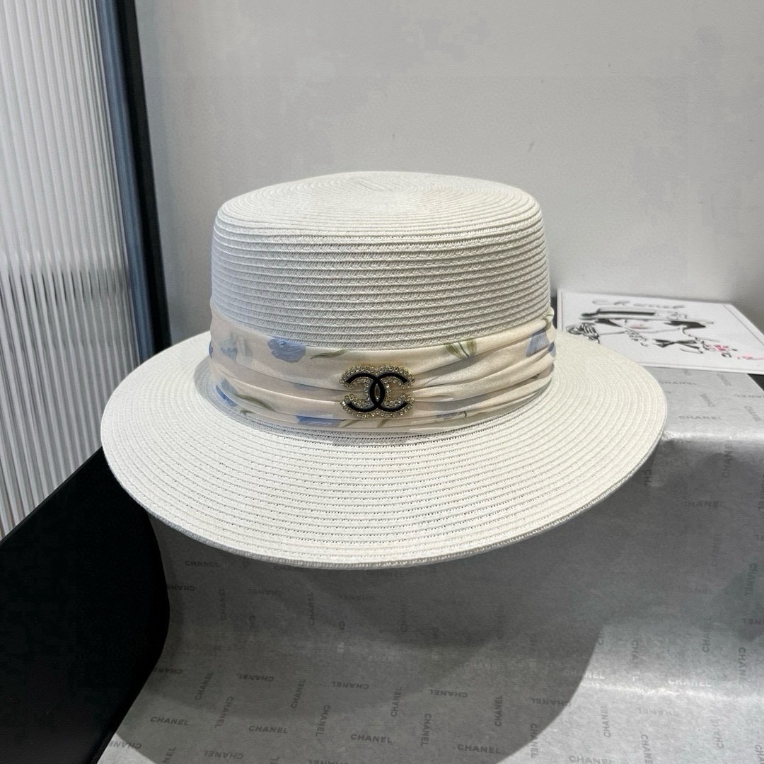 🆕

Chanel香奈儿平顶礼帽，头围57cm