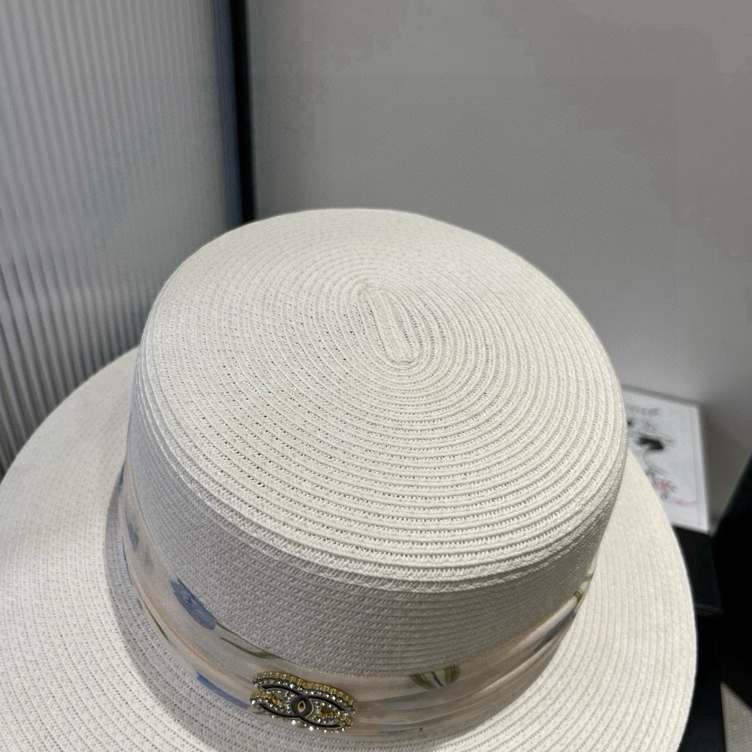 🆕

Chanel香奈儿平顶礼帽，头围57cm