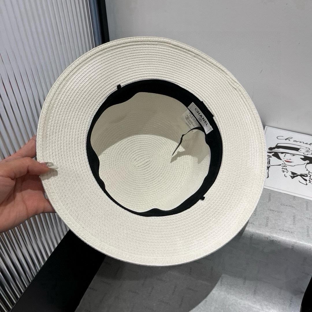 🆕

Chanel香奈儿平顶礼帽，头围57cm