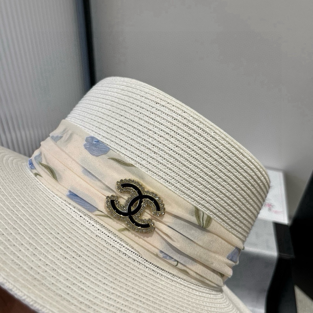 🆕

Chanel香奈儿平顶礼帽，头围57cm