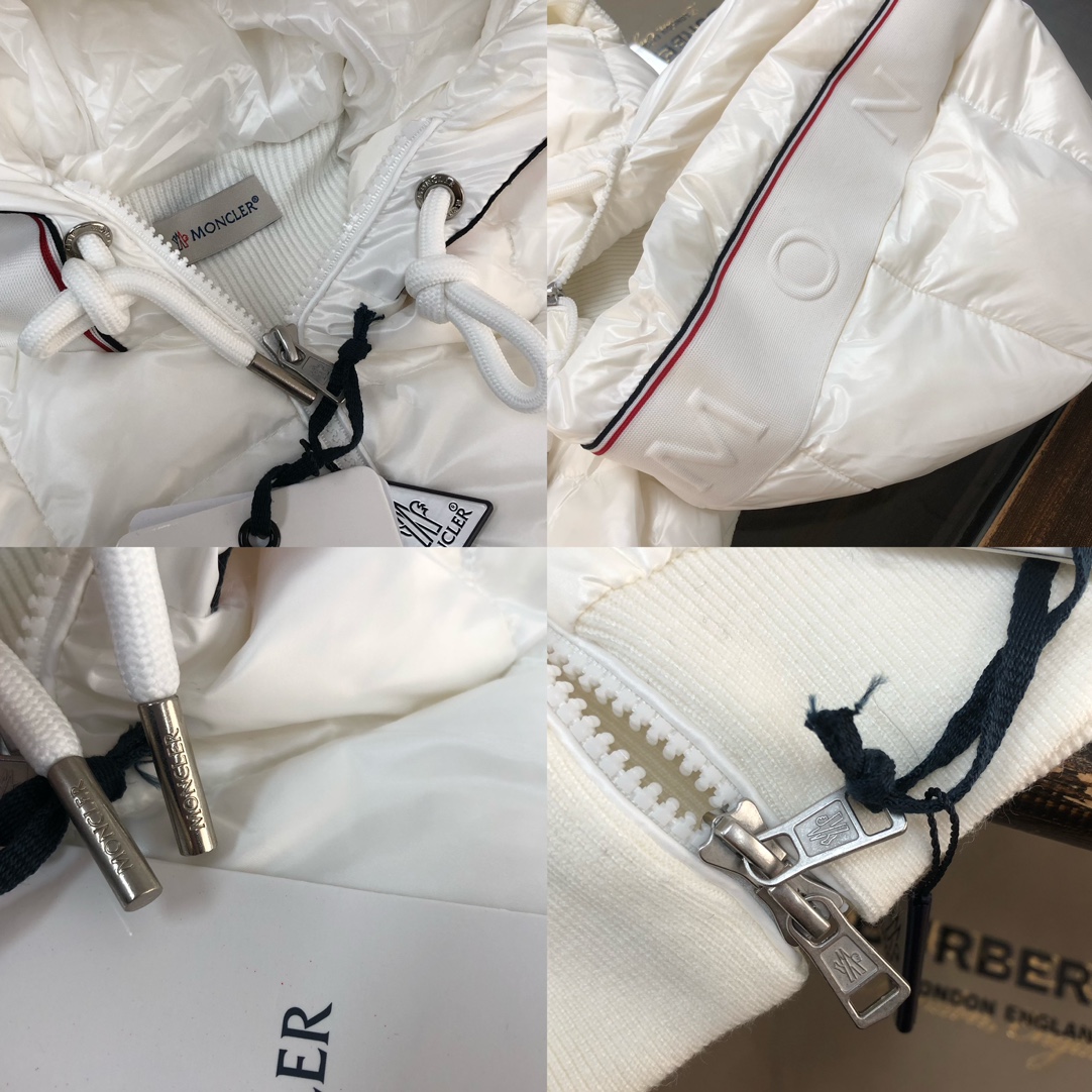 P340 🆕新款上新——————
爆单推荐❤️原单品质Moncle* 蒙口 男款早秋新品。连帽拉链羊毛针织拼接夹克单羽绒！冬天的内搭神器早秋必备单品。条纹绗缝短款收身版型百搭不挑人。款式设计减龄又时髦。原版定制国标90白鸭绒填充！进口轻盈记忆丝面料质感透气轻便！进口机缝制线条工艺。上身干纯帅气。原版五金配件 原唛原标🔥🔥
颜色：黑色 白色
码数：M L XL 2XL 3XL