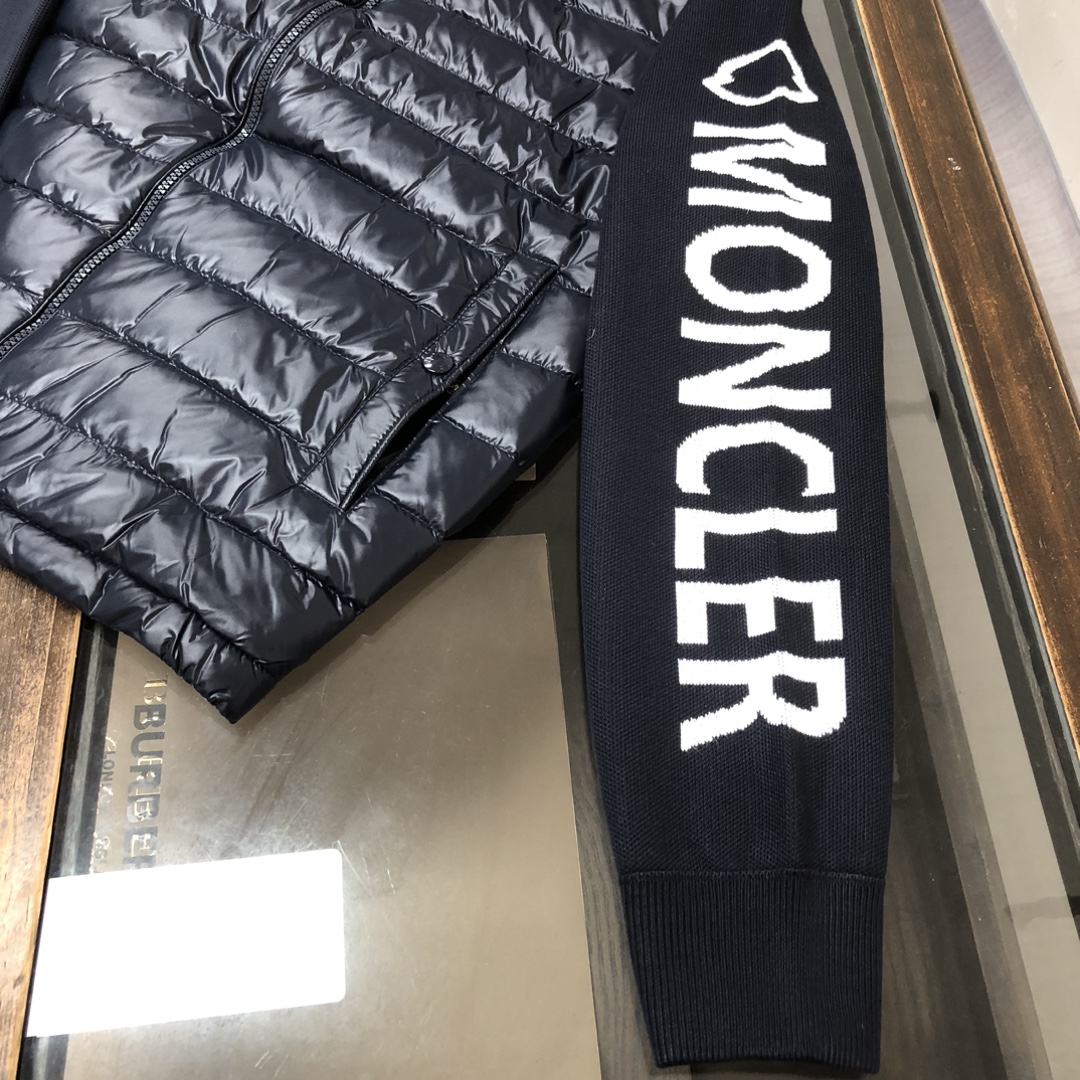 MONCLER 蒙口 新款 羽绒袖子ニットジャケット