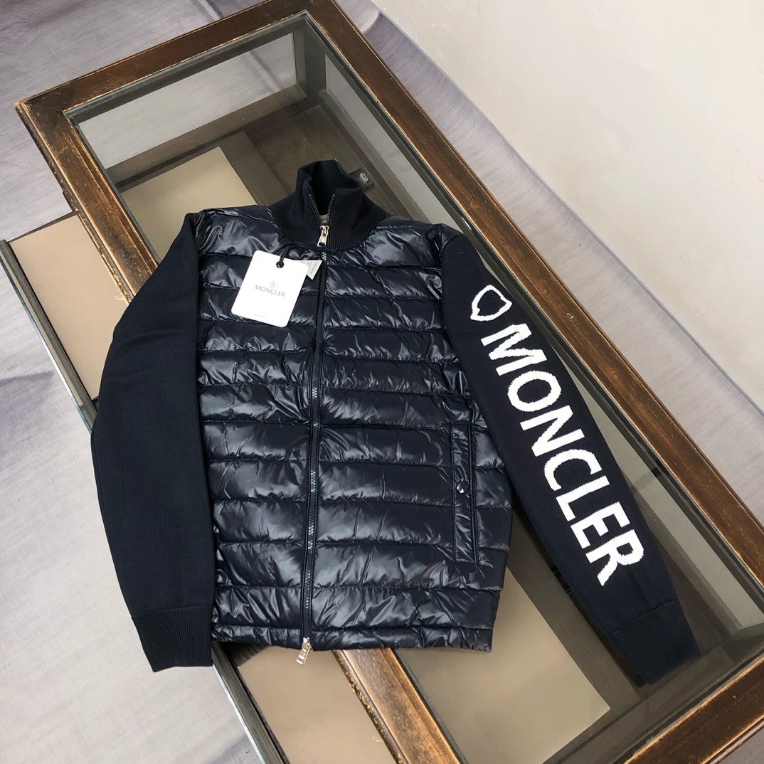 MONCLER 蒙口 新款 羽绒袖子ニットジャケット