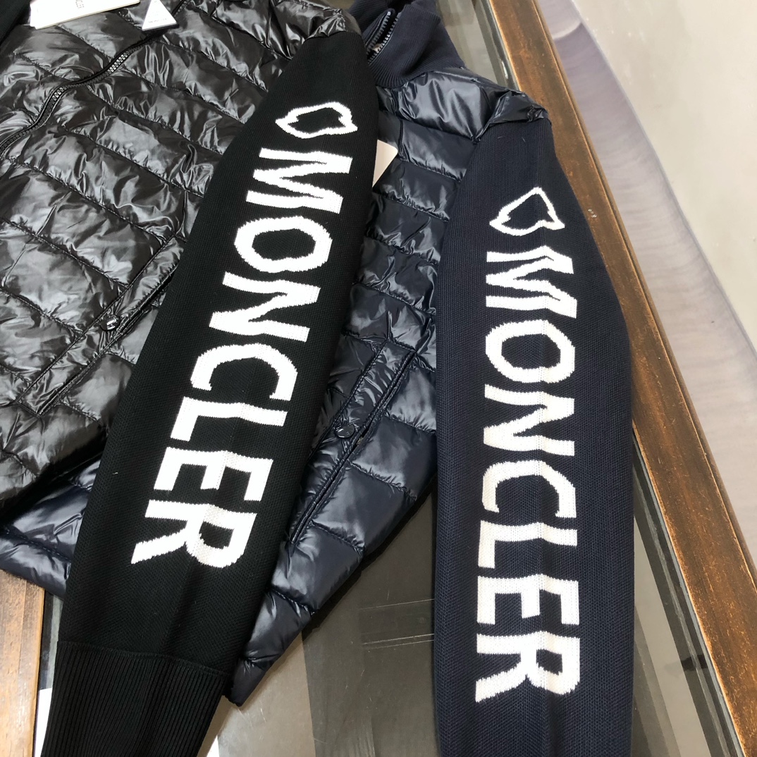 MONCLER 蒙口 新款 羽绒袖子ニットジャケット