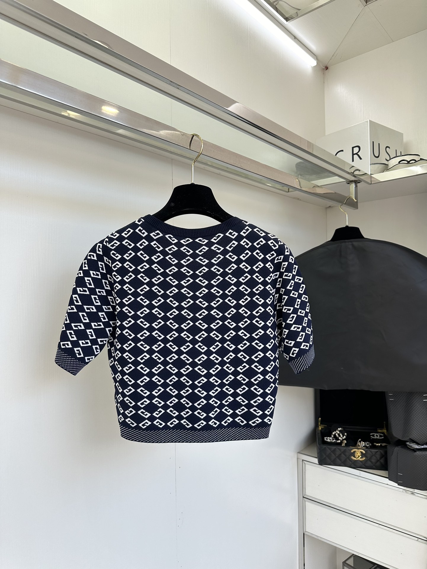 Givenchy Monogram Navy Blue Skirt Set - Elegant & Comfortable Outfit 5 i1754143356 2473 3