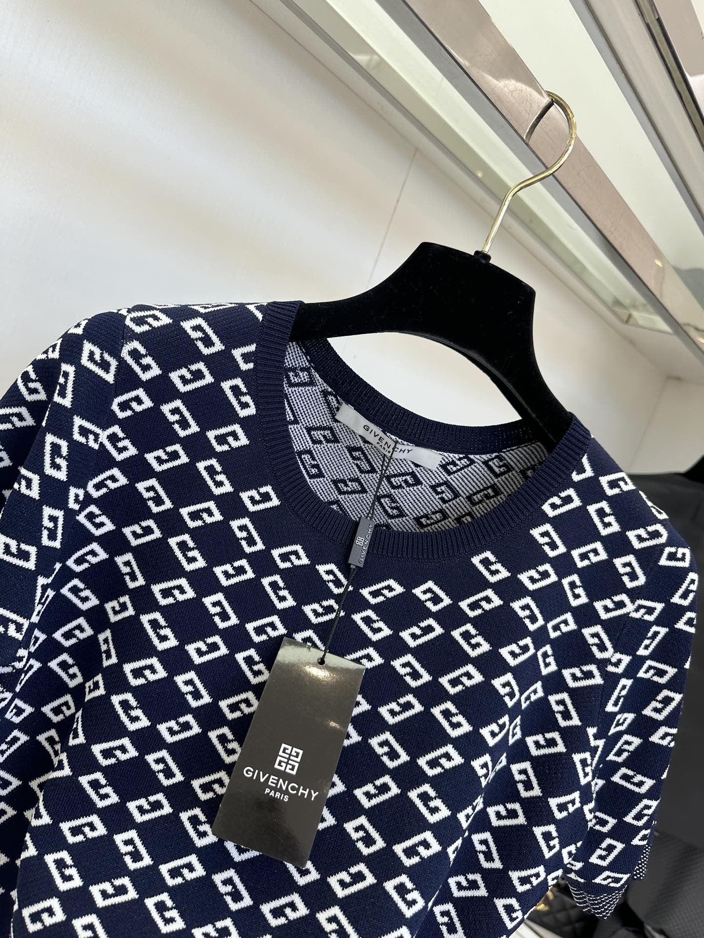 Givenchy Monogram Navy Blue Skirt Set - Elegant & Comfortable Outfit 7 i1754143356 4344 5