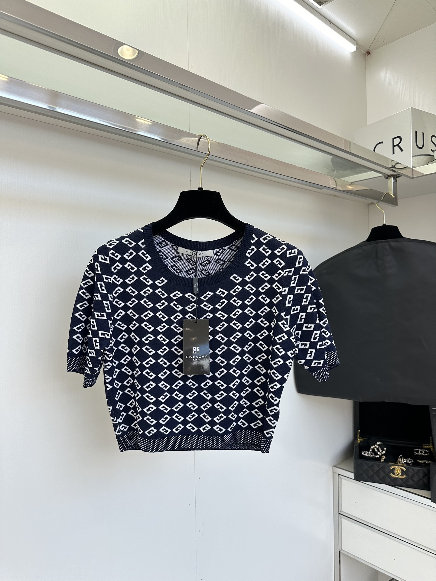 Givenchy Monogram Navy Blue Skirt Set - Elegant & Comfortable Outfit 4 i1754143356 6130 2