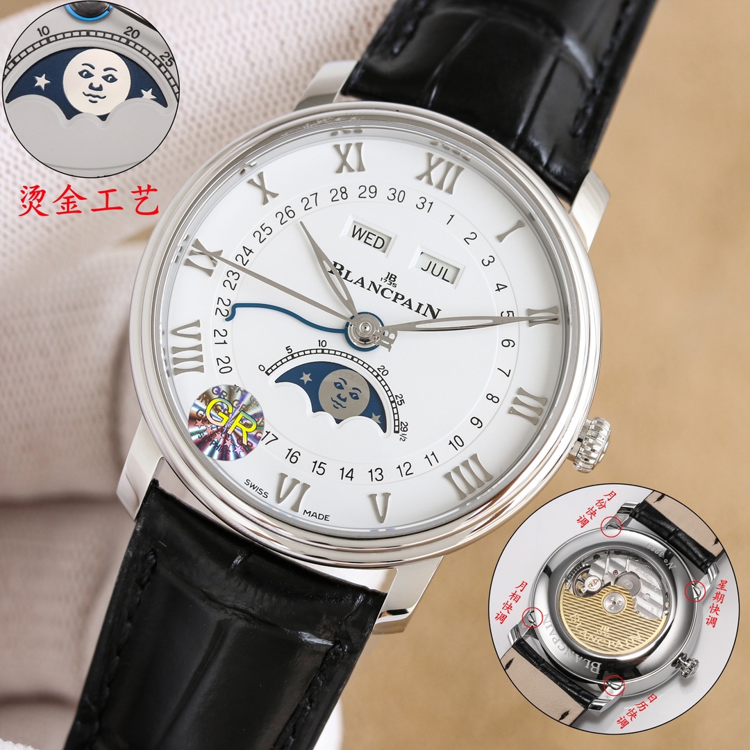 White Zen 3450 & Gold p3565G.R. Factory New Product Book 6654.1: Detailed Watch Features & Design Aesthetics - 图片 2