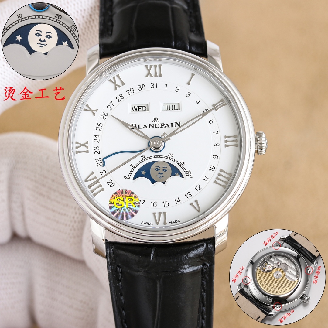 White Zen 3450 & Gold p3565G.R. Factory New Product Book 6654.1: Detailed Watch Features & Design Aesthetics
