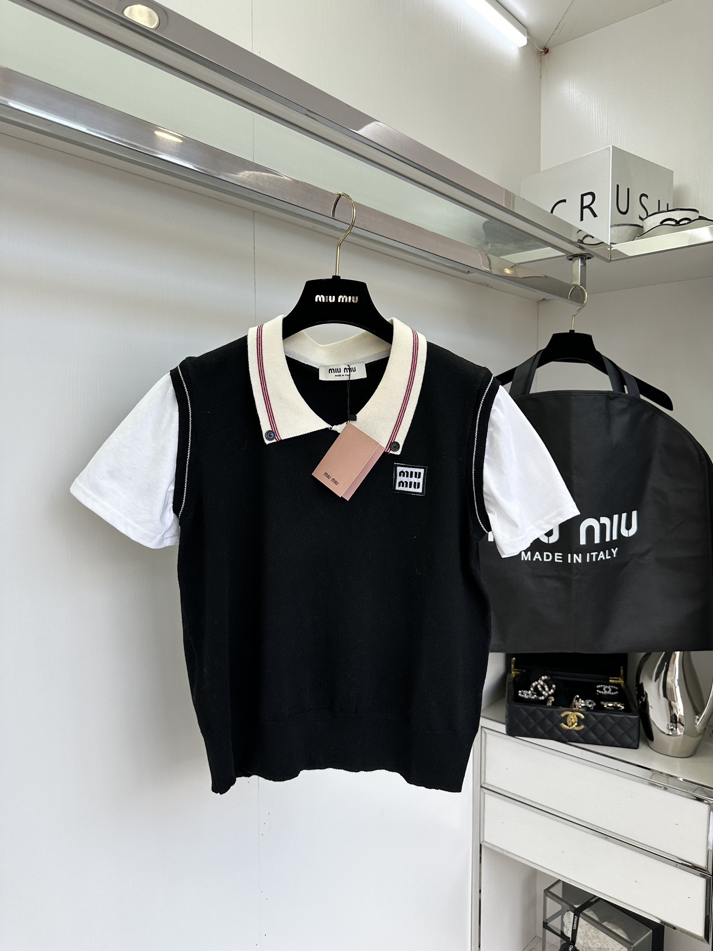 Miu Miu Peter Pan Collar Two-Piece Set: Youthful & Adorable Academia Style 7 i1754148394 4001 5