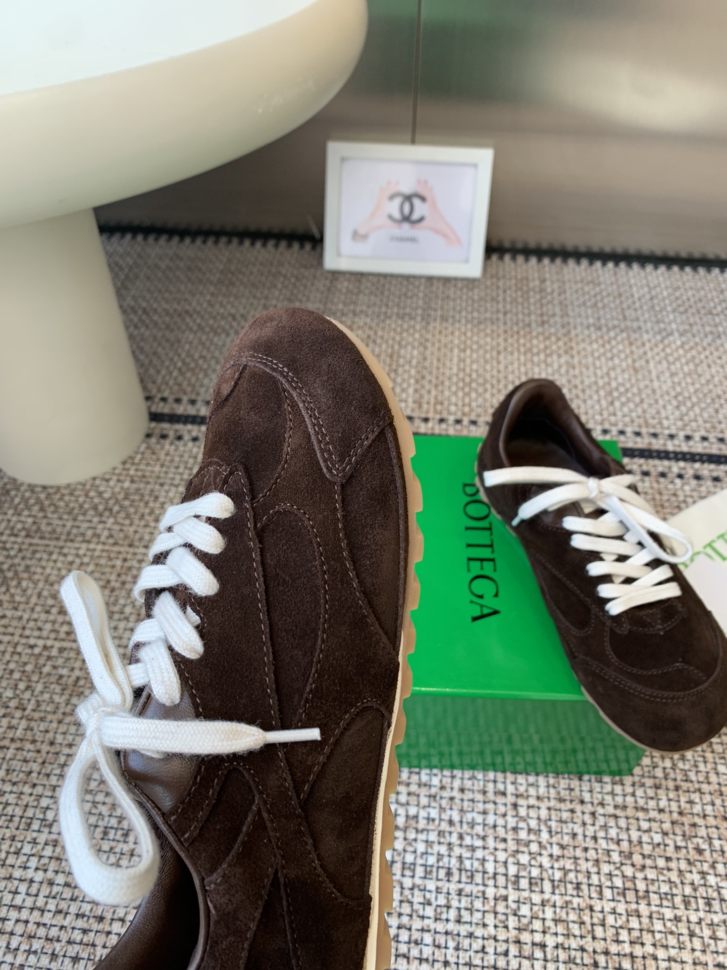 Bottega Veneta BV Orbit Flash Retro Sneakers: Lightweight, Comfortable, Classic Woven Soles - 图片 6